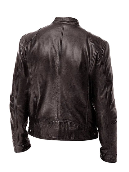 LEO | CHAQUETA DE CUERO INFORMAL