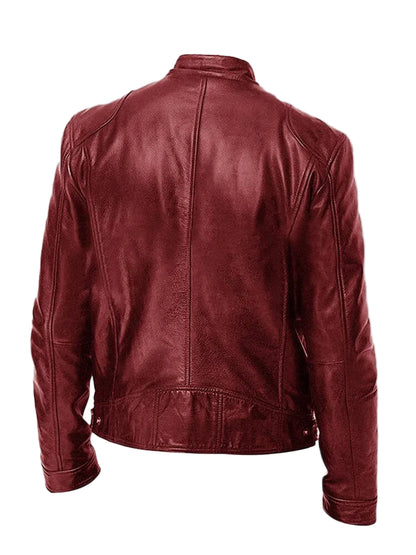 LEO | CHAQUETA DE CUERO INFORMAL