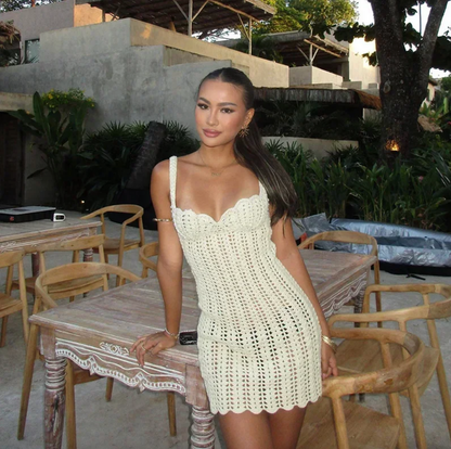 Arlet - Mini vestido de crochet