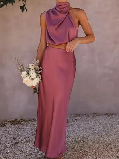 Julieta - Conjunto dos piezas de satén