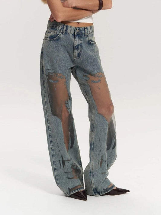 Love™ | Vaqueros transparentes azules Trixie