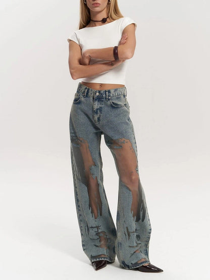 Love™ | Vaqueros transparentes azules Trixie