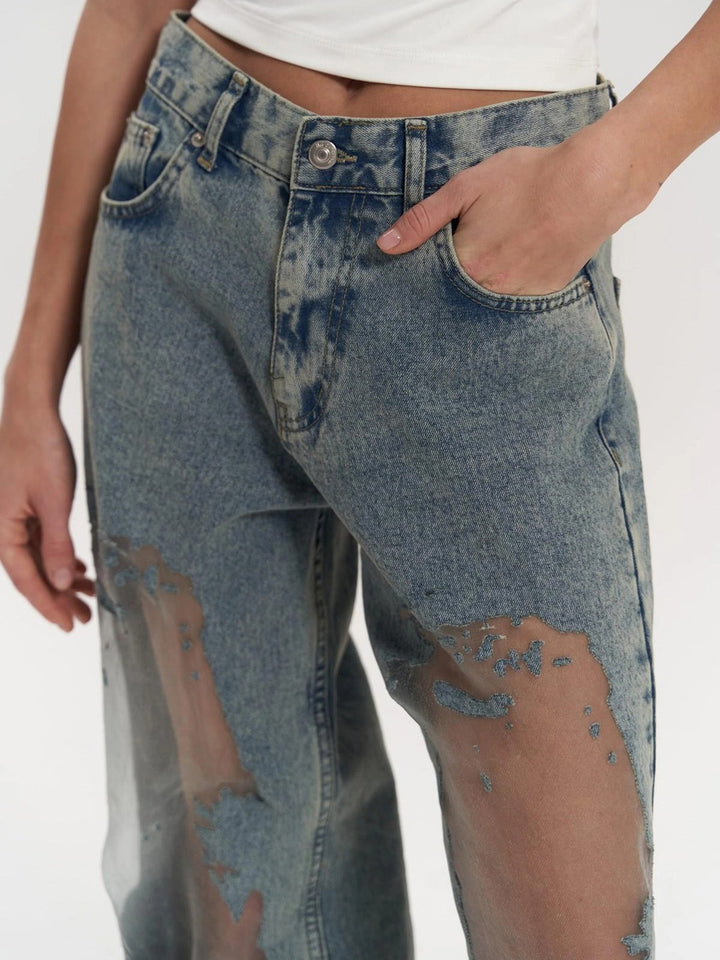 Love™ | Vaqueros transparentes azules Trixie