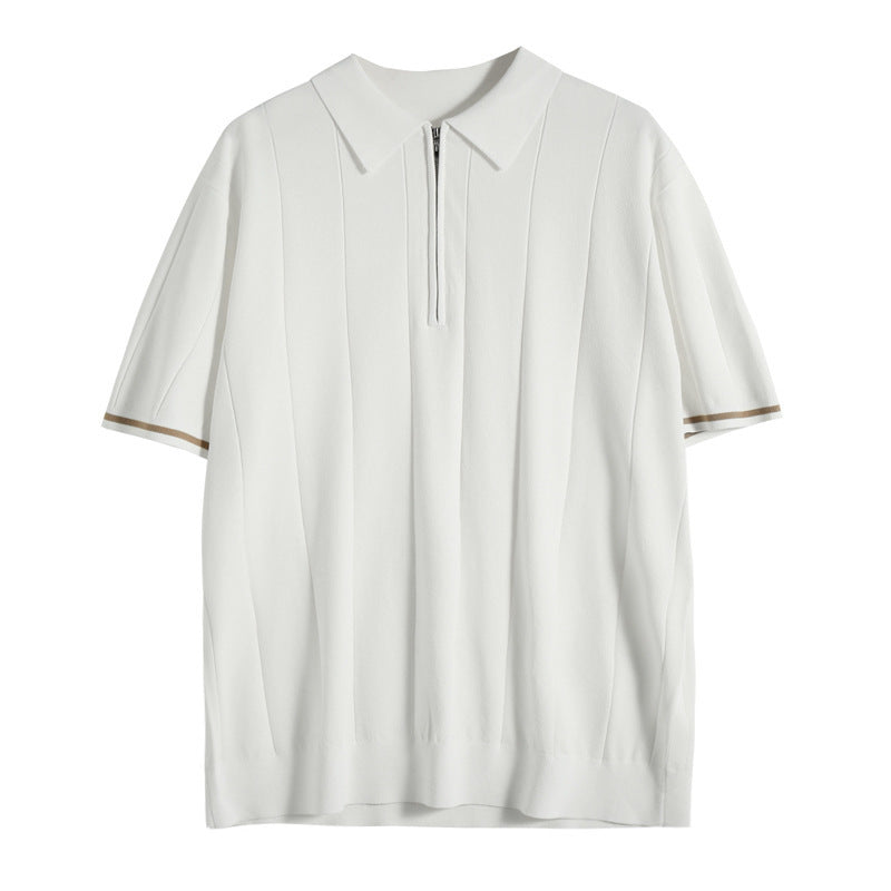 Lozano López – Polo con Cremallera Estilo Moderno