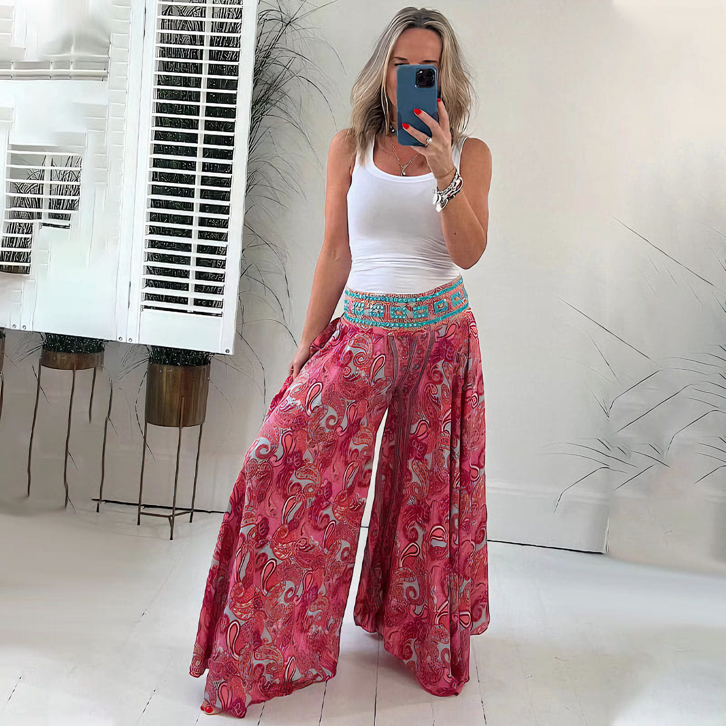 VIDA - PANTALÓN ESTAMPADO