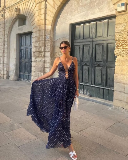 Traje de baño de dos piezas calado SerenaLuxe