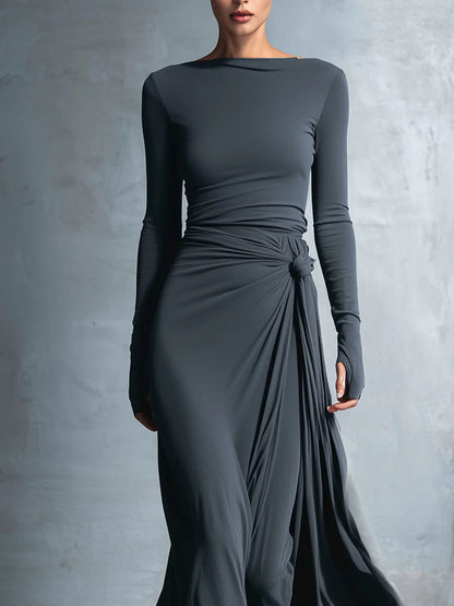BIANCA™ | Vestido Drapado Premium