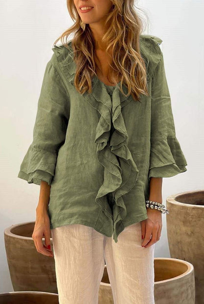 Carlota | Camisa con volantes