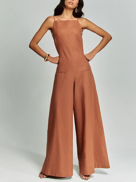 Mila - Mono largo de espalda abierta