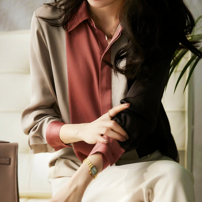 AURELIA | CAMISA DE SATÉN