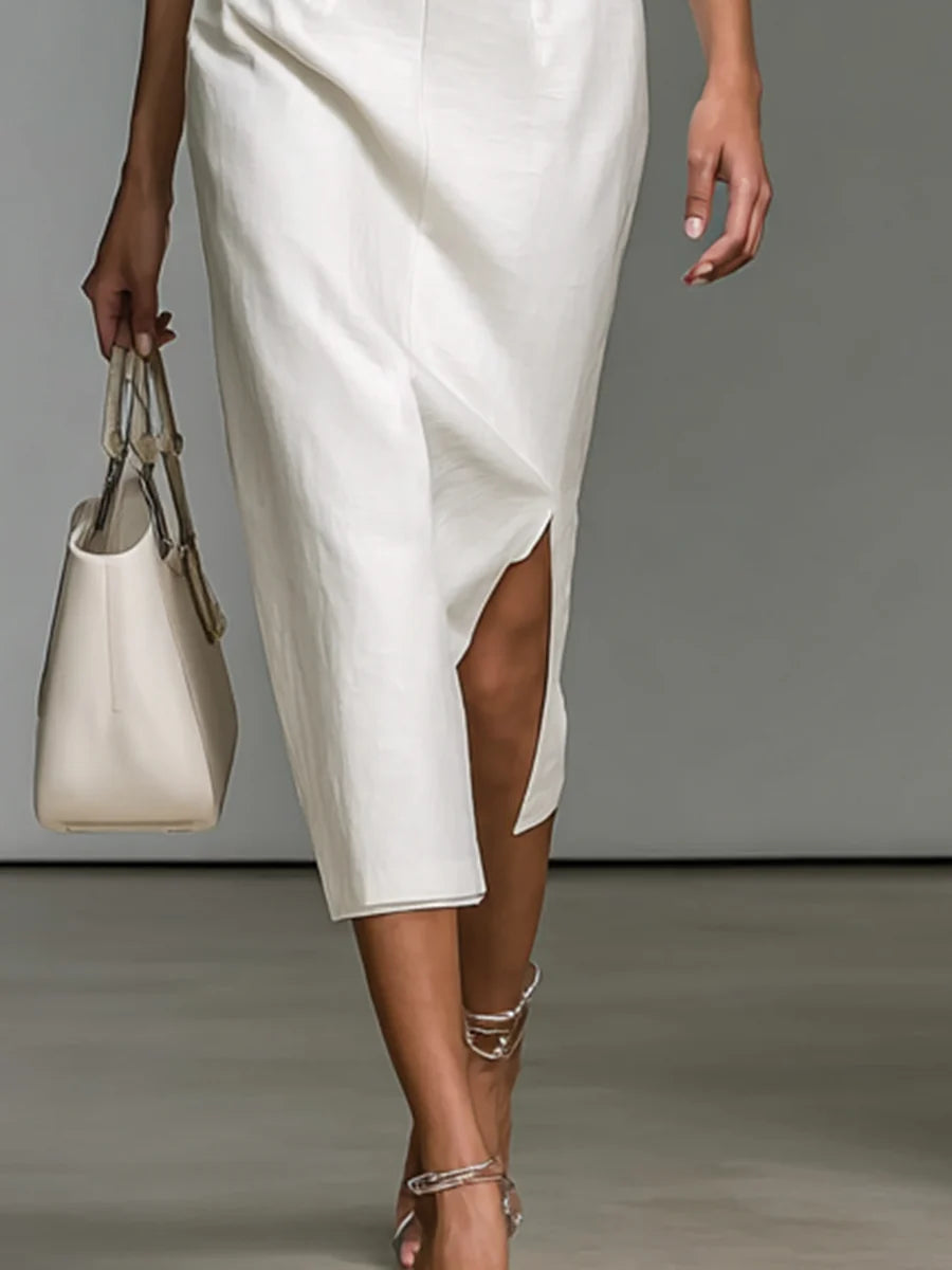 VALEZKA™ | Vestido Midi Bordado