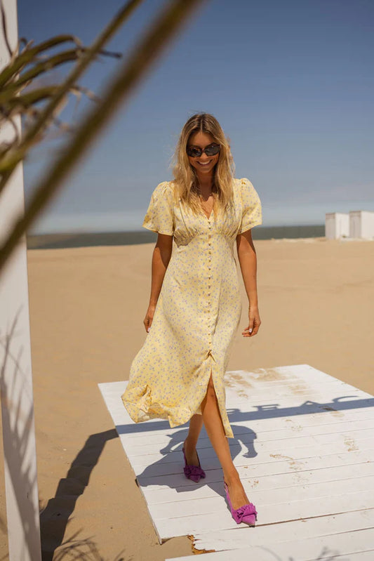 DIANA™ - EL VESTIDO MIDI FLORAL DE VERANO