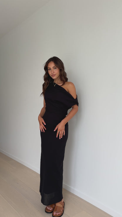 Dara - Vestido largo de lino