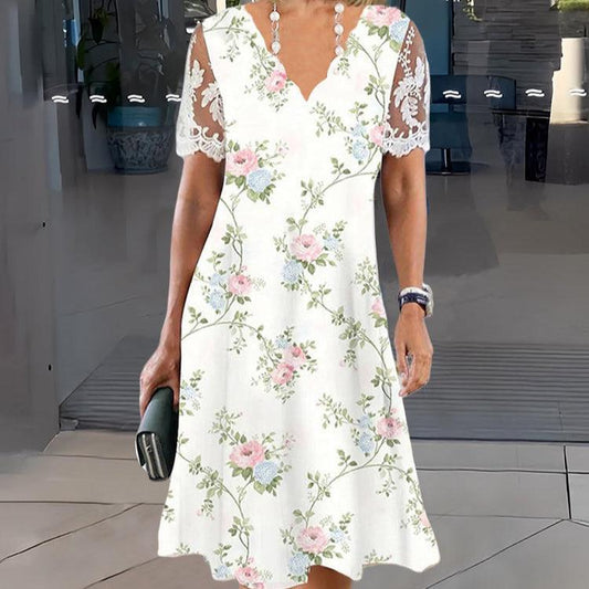 Diana | V-Hals Mini Jurk