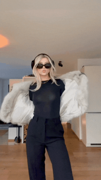 MELINA | ABRIGO DE PELO CON CUELLO DE SOLAPA