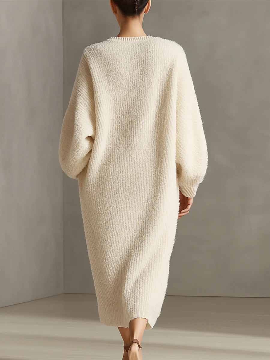 LORENA™ | Vestido Textura Soft Luxe