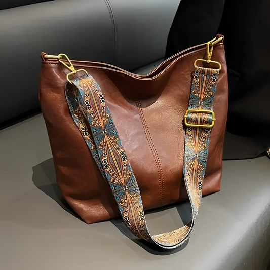 BOLSO CRUZADO DE PIEL PARA MUJER