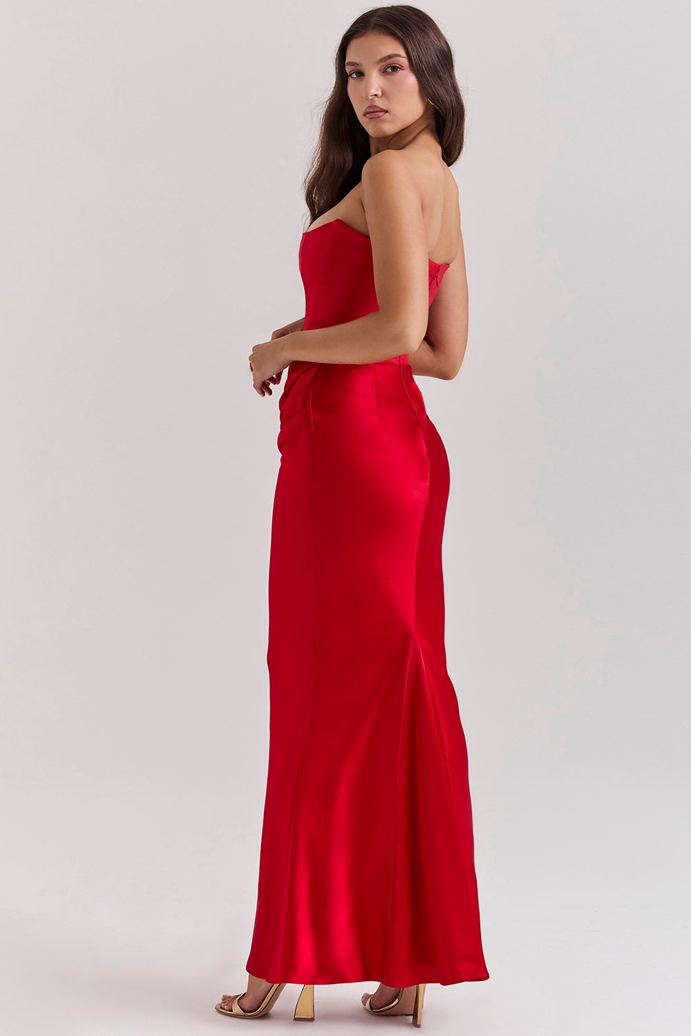 Nina | Vestido largo de satén