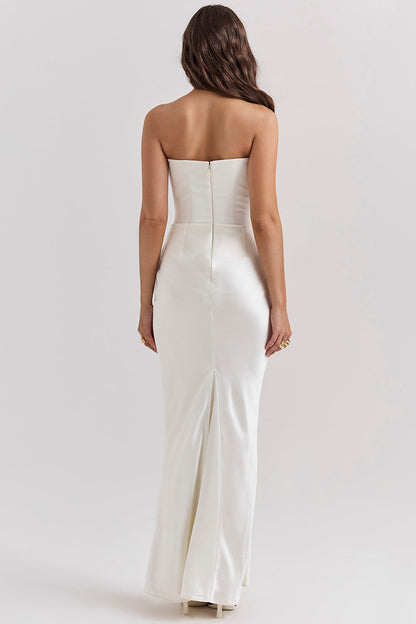 Nina | Vestido largo de satén
