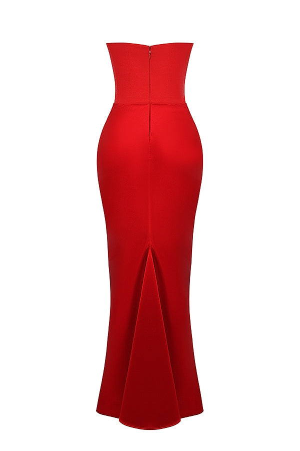 Nina | Vestido largo de satén
