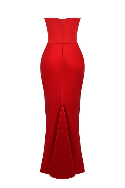 Nina | Vestido largo de satén