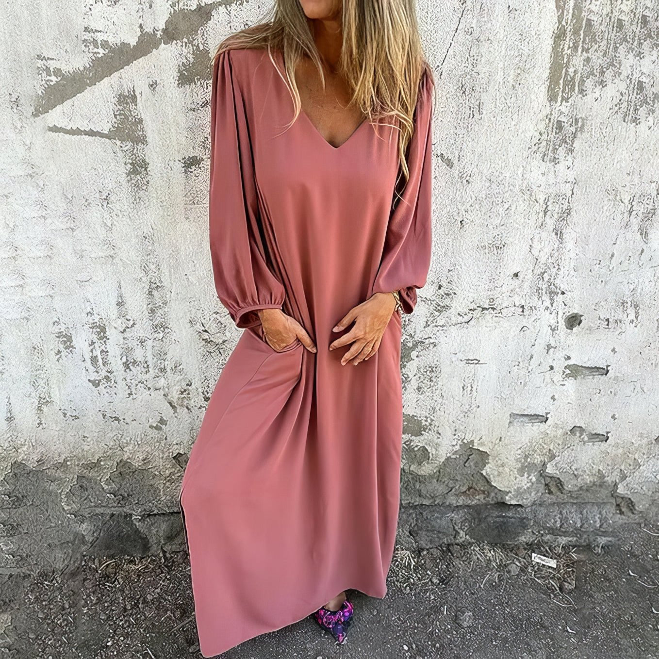 Nadia - Vestido largo estilo boho