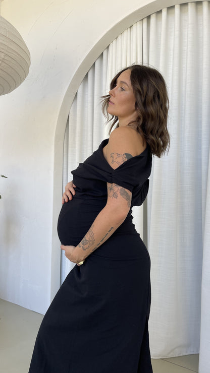 Dara - Vestido largo de lino