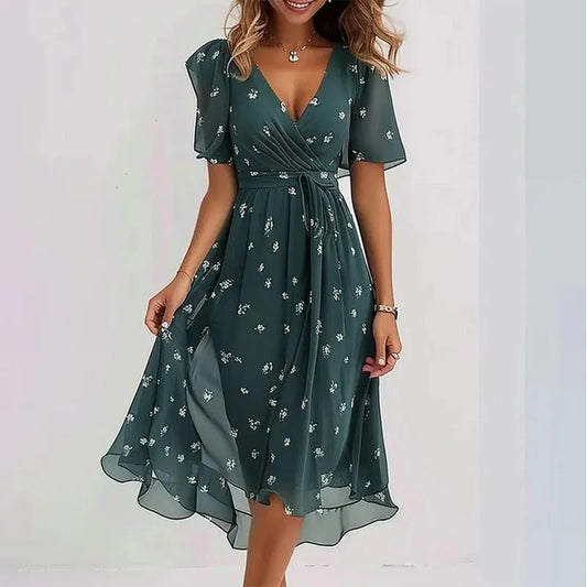 Sofia | V-hals Boho Jurk