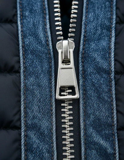 CHAQUETA DENIM HÍBRIDA ACOLCHADA