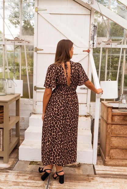 EMILIA™ | EL VESTIDO LARGO DE LEOPARDO