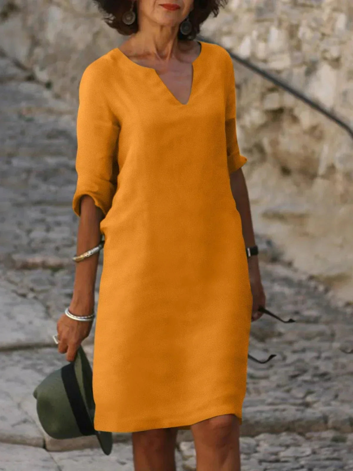 Celeste™ | V-hals Jurk