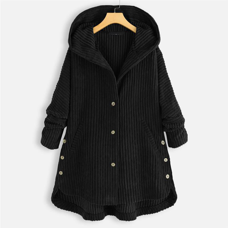 MARTA | CHAQUETA DE PANA CON CAPUCHA