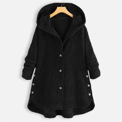 MARTA | CHAQUETA DE PANA CON CAPUCHA