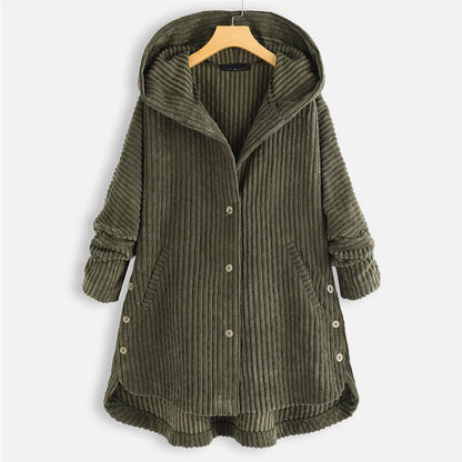 MARTA | CHAQUETA DE PANA CON CAPUCHA