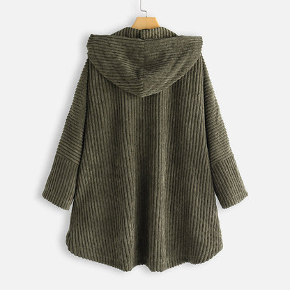 MARTA | CHAQUETA DE PANA CON CAPUCHA