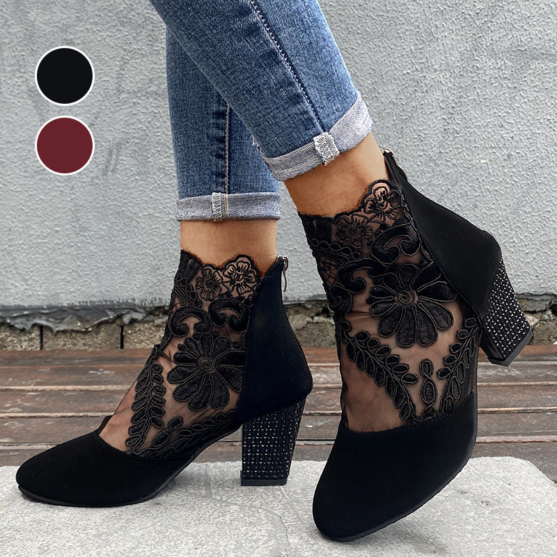 VICTORIA - BOTINES ENCAJE
