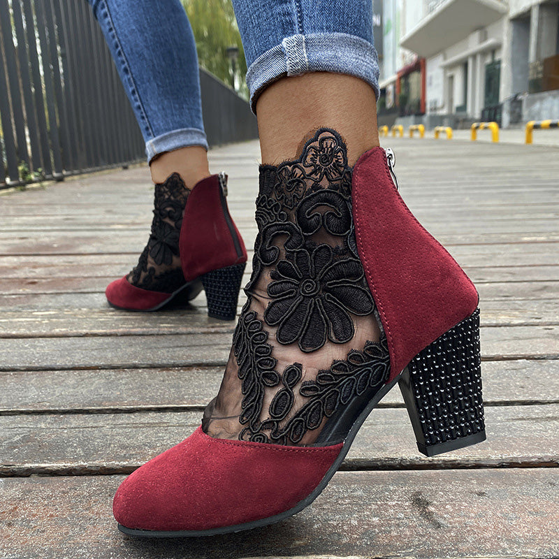VICTORIA - BOTINES ENCAJE
