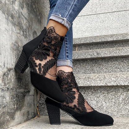 VICTORIA - BOTINES ENCAJE