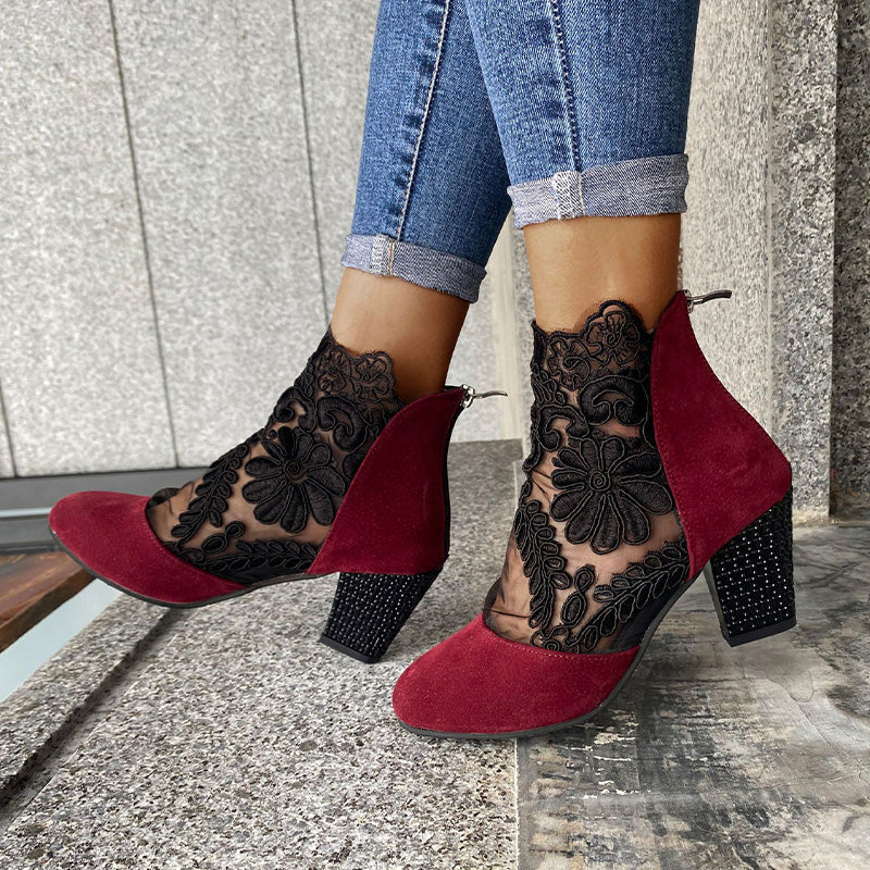 VICTORIA - BOTINES ENCAJE