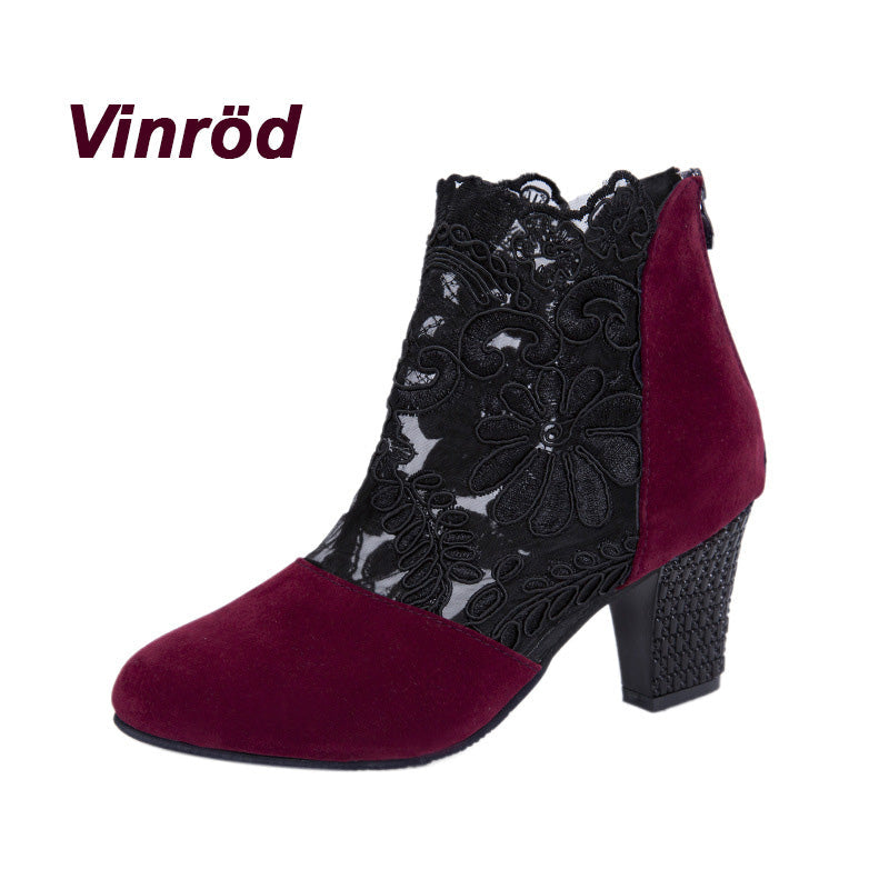 VICTORIA - BOTINES ENCAJE