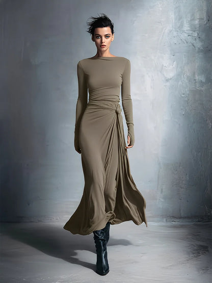 BIANCA™ | Vestido Drapado Premium