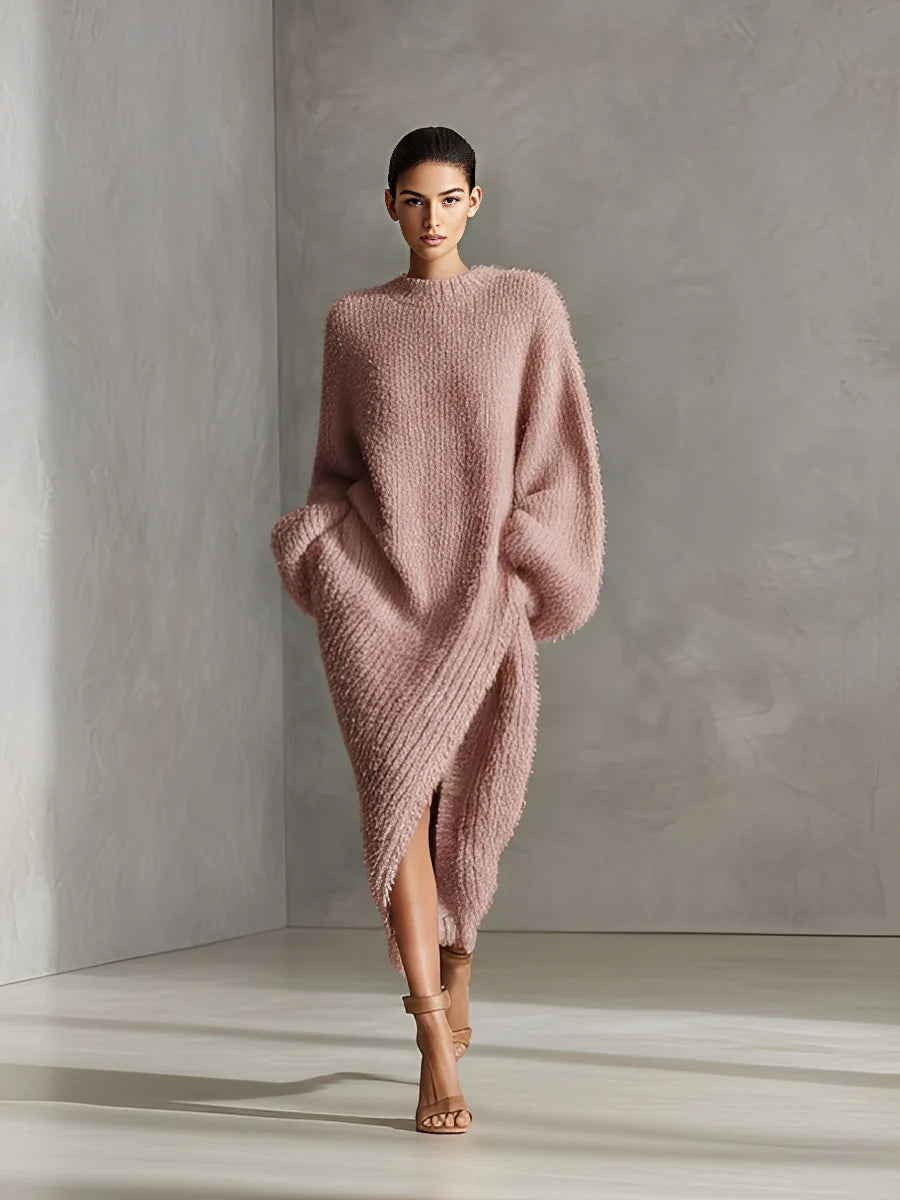 LORENA™ | Vestido Textura Soft Luxe