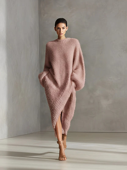 LORENA™ | Vestido Textura Soft Luxe
